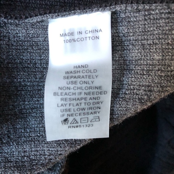 Vince Camuto NWT Knit Cape Green Blue Tan Black Modern Edge - Picture 8 of 9